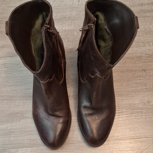 Faith dark brown leather - -,
