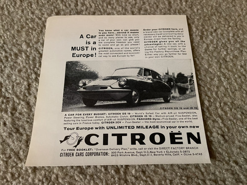 Vintage 1958 citroen - vintage,
