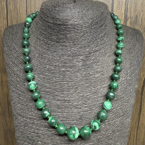 Vintage malachite beaded - vintage,