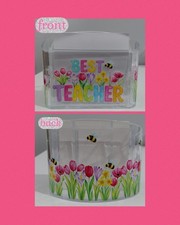 Best Teacher Vibrant Desk Pot