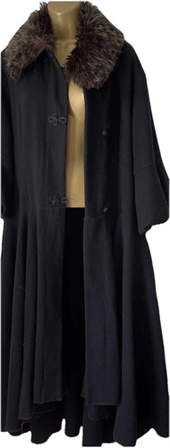 1940 real fur collar coat - 1940’s,