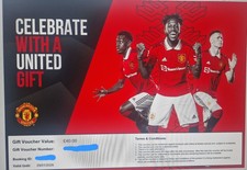 Manchester United Ticket Only Gift Voucher