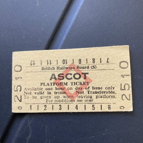 Platform ticket ascot - ticket.,