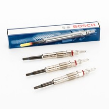 3x Glow Plugs Genuine Bosch