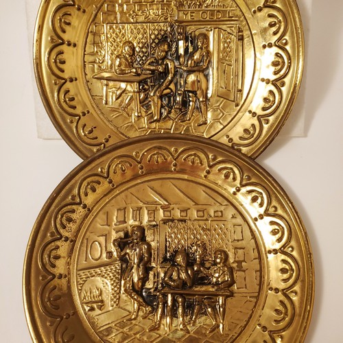 Vtg lombard brass hanging - 2,