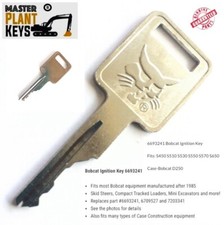 Bobcat ignition key skid - ignition,