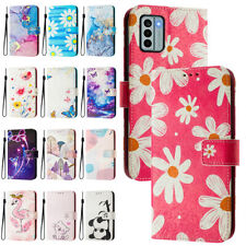 Painted PU Leather Wallet Flip