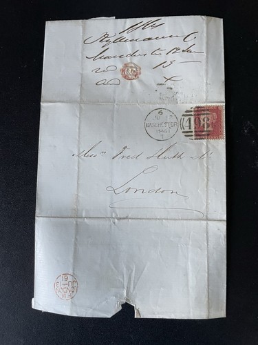 Victorian stamp folded - victorian,