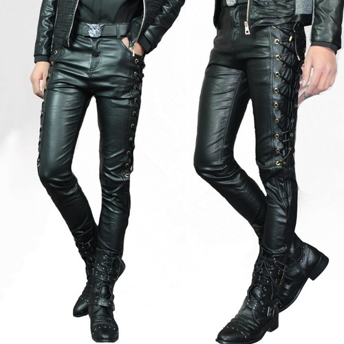 Punk mens gothic faux leather - punk,