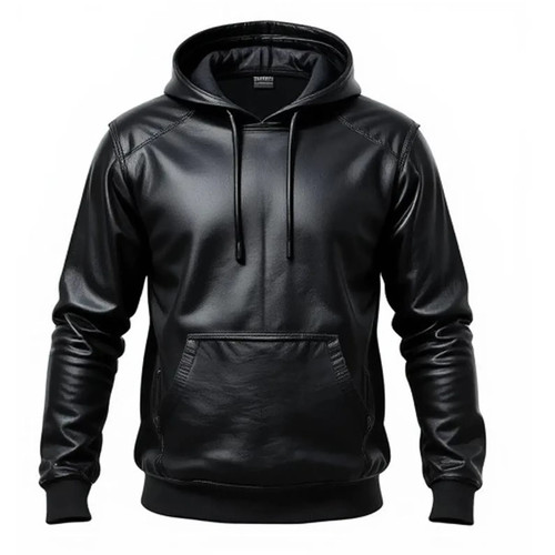 Men black premium leather - premium,