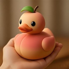 Whimsical Fruit-Themed Duck