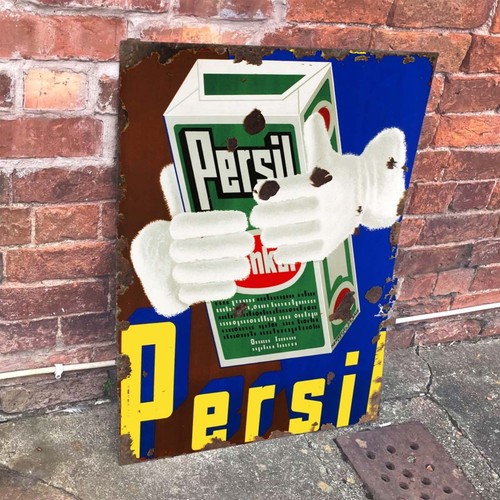 Distressed look vintage persil - distressed,
