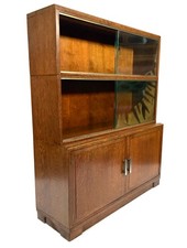 Antique Minty Oak Bookcase