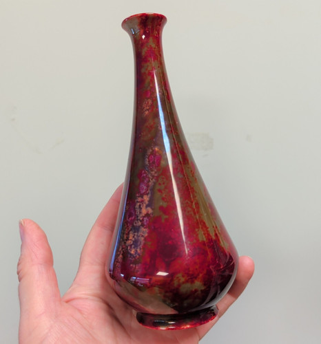 Royal doulton flambe vase - flambe,