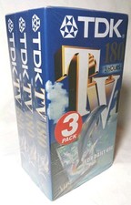 TDK TV Blank VHS Tapes | 3