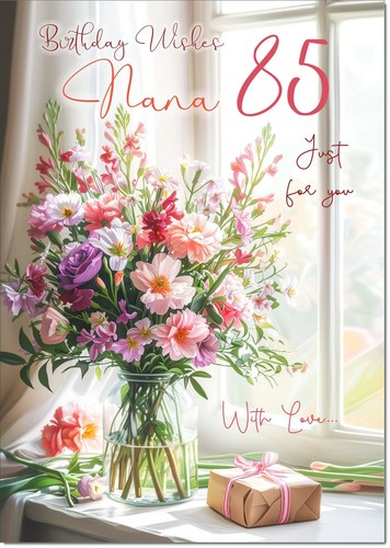 Doodlecards nana 85th - nana,