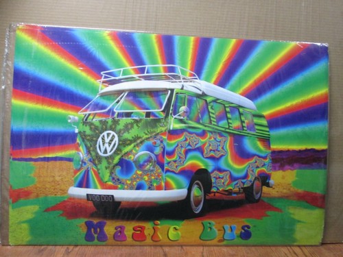Magic bus printed 1995 - vw,