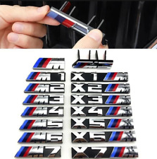 For BMW M Badge X1 X2 X3 X4 X5 X6 F48 G01 E84 E83 F39 3D Car Front Grille Emblem