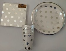 Ginger Ray Silver Spotty Polka