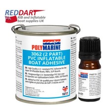 PVC Adhesive, 2 Part, 125ML, inflatable boat, dinghy, RIB repair kit glue