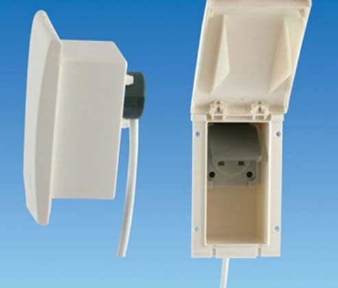 White amp external - external, socket