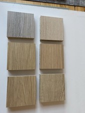 Melamine finished Oak samples by MFC  Samples 6 different, recently purchased