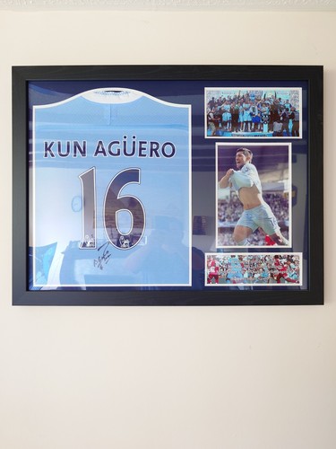 Sergio aguero 16 signed - no.,