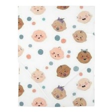 Doodle Baby Faces Swaddle