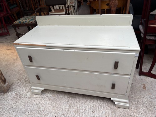 Painted chest drawers - painted,