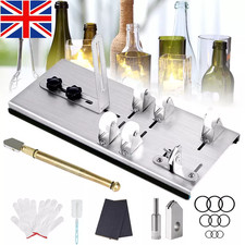 Glass Bottle Cutter Kit Glassbottle Cutting Tool Adjustable Sizes 5 Wheels Round