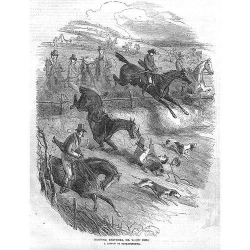 Victorian hunting scene by - victorian,
