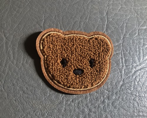 Teddy bear patch soft applique - bear,