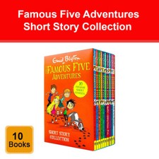 Enid Blyton The Famous Five Adventures Short Story Collection 10 Books Box Set 
