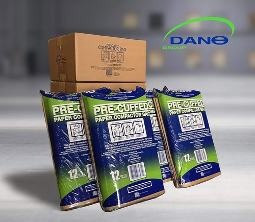Compactor bags pre cuffed - cuffed, (50