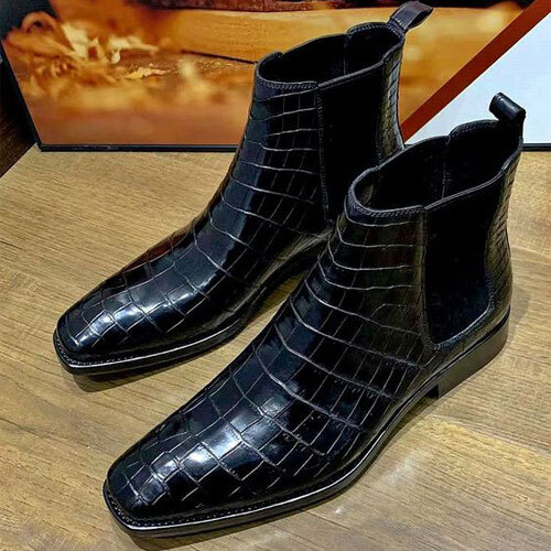 Classic black alligator print - alligator,