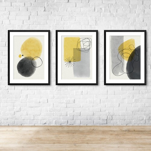 Yellow black grey - yellow,