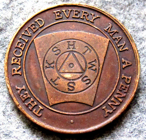 Scotland date masonic token - scotland,