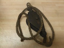 Heavy duty metal pulley block