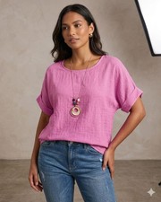 Italian Cotton Lagenlook Tunic