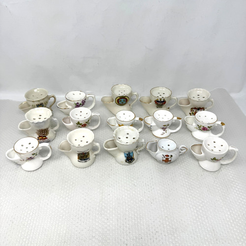 Vintage ceramic shaving mugs - ceramic,