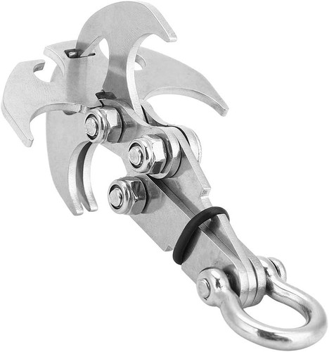 Stainless steel climbing claw - stainless,