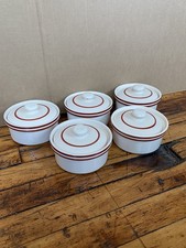 Vintage TG Green Ltd 5" Casserole Crock Dish Church Gresley England Lot of 5