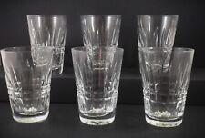 Set of 6 Waterford Crystal GLENMORE 5oz Whiskey Tumbler Glasses – 9.2cm (3 5/8")