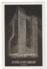Hotel Fort Shelby Detroit Michigan postcard