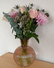 Brand New  Modern Brown Glass