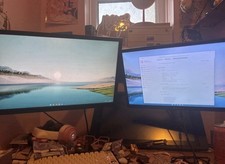 2 Black Monitors For Gaming