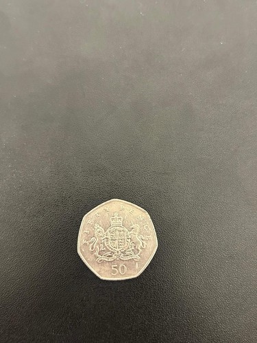 British 50p fifty - 50p,