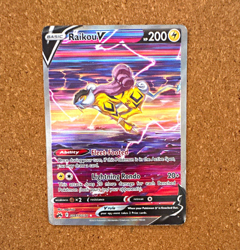 Pokémon tcg raikou - pokémon, v