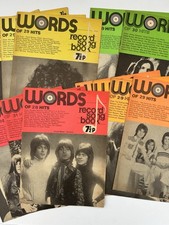 14x Words Record Song Book