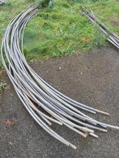 Galvanised Metal Arch Hoop for Greenhouse Polytunnel Garden Plant Vegetable